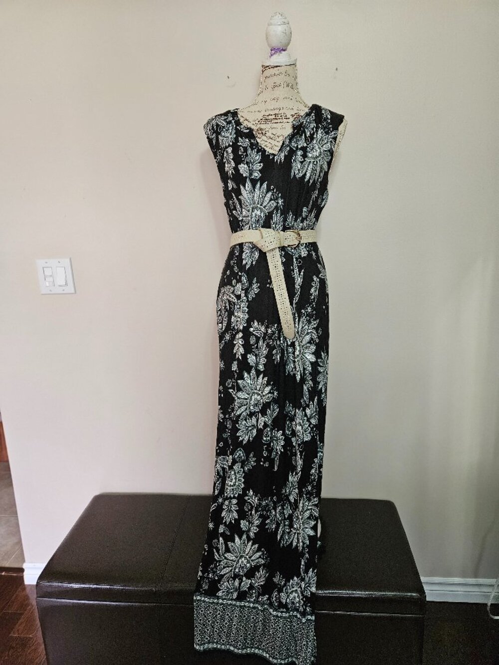 Maxi Floral Column Dress